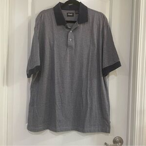 PING golf collection shirt blue & white cotton mens‎ size Large. Polo
